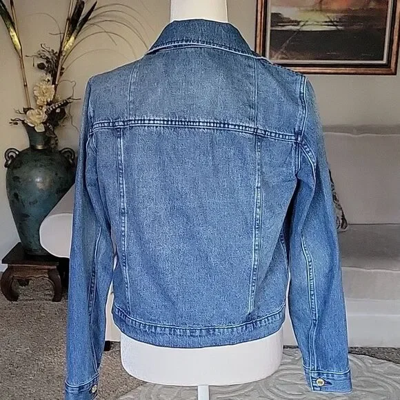 Michael Kors Women's Denim Jacket Size M - Picture 4 of 8